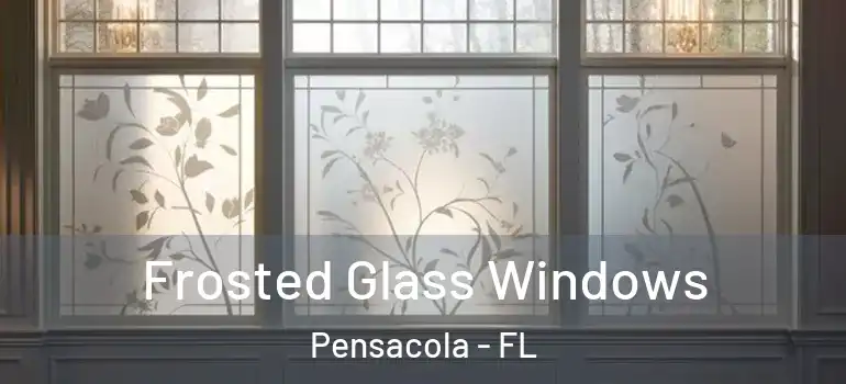 Frosted Glass Windows Pensacola - FL