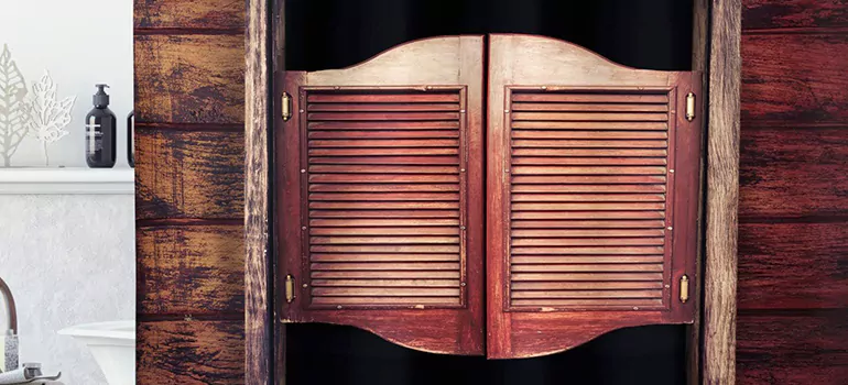 Installing Saloon Door Hinges in Pensacola, FL