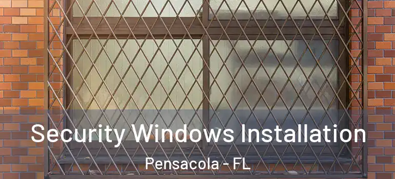 Security Windows Installation Pensacola - FL