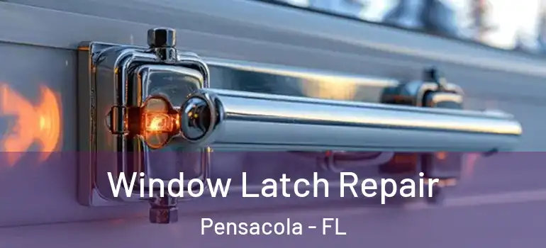 Window Latch Repair Pensacola - FL